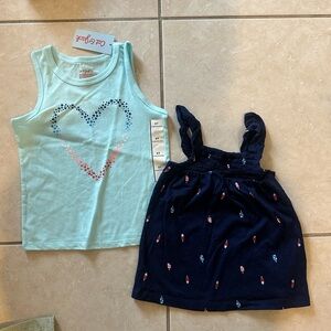 Girls 4t tank bundle - NWT and EUC